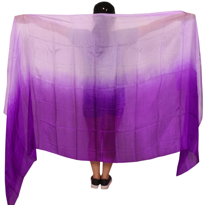 100% Real Silk Belly Dance Veil 250/270*114cm 5mm/8mm Purple+Light purple Hand Dye Dance Accessories Silk Veil Can Be Customized
100% Real Silk Belly Dance Veil 250/270*114cm 5mm/8mm Purple+Light purple Hand Dye Dance Accessories Silk Veil Can Be Customized