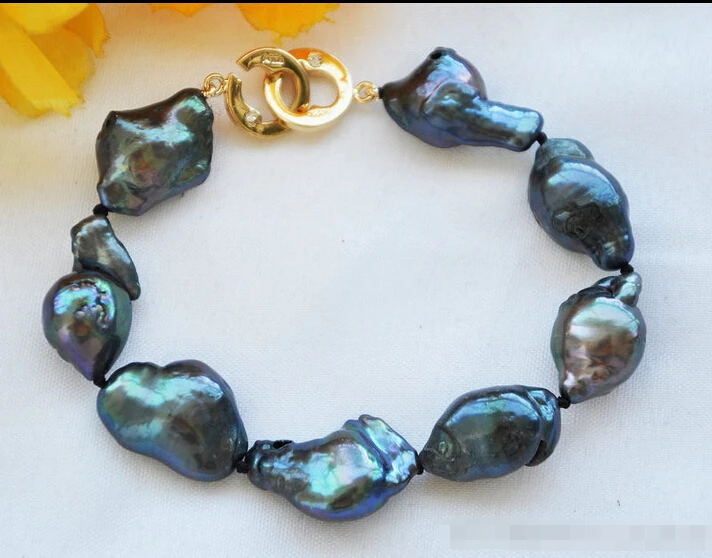 z5508 8" 19mm black baroque KESHI REBORN PEARL bracelet @^Noble style Natural Fine jewe SHIPPING new >>free shipping -Bride jewe
z5508 8" 19mm black baroque KESHI REBORN PEARL bracelet @^Noble style Natural Fine jewe SHIPPING new >>free shipping -Bride jewe