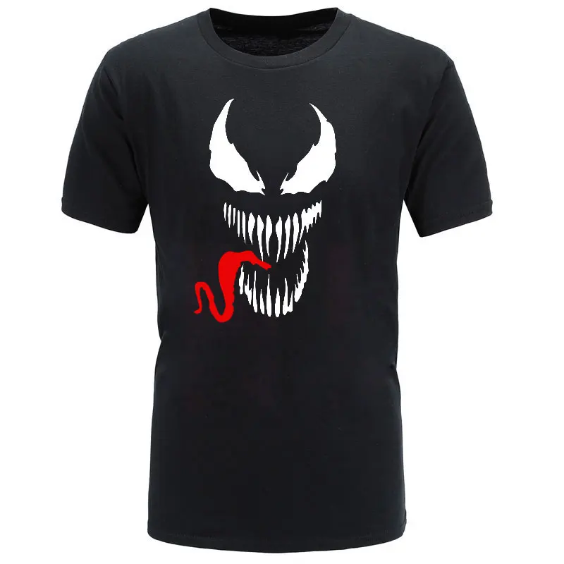 2019 Hot EU Size Venom T Shirt Men Cool Comic Originality Black Cotton T-shirt Anime High Quality Movie Tops Tee Homme
2019 Hot EU Size Venom T Shirt Men Cool Comic Originality Black Cotton T-shirt Anime High Quality Movie Tops Tee Homme