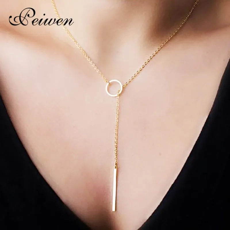Fashion Vertical ID Bar Pendant Necklace Stainless Steel Y Circle Lariat Style Long Chain Wedding Event Charm Infinity Jewelry
Fashion Vertical ID Bar Pendant Necklace Stainless Steel Y Circle Lariat Style Long Chain Wedding Event Charm Infinity Jewelry