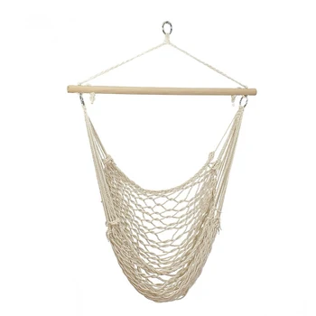 Outdoor Hammock Chair Hanging Chairs Swing Cotton Rope Net Swing Cradles Kids Adults Outdoor Indoor Hot Sale
Outdoor Hammock Chair Hanging Chairs Swing Cotton Rope Net Swing Cradles Kids Adults Outdoor Indoor Hot Sale