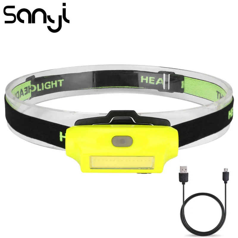 SANYI 3800LM COB LED Headlamp USB Charging Built-in Battery Headlight Portable Lamp 2 Modes Beam Lighting
SANYI 3800LM COB LED Headlamp USB Charging Built-in Battery Headlight Portable Lamp 2 Modes Beam Lighting