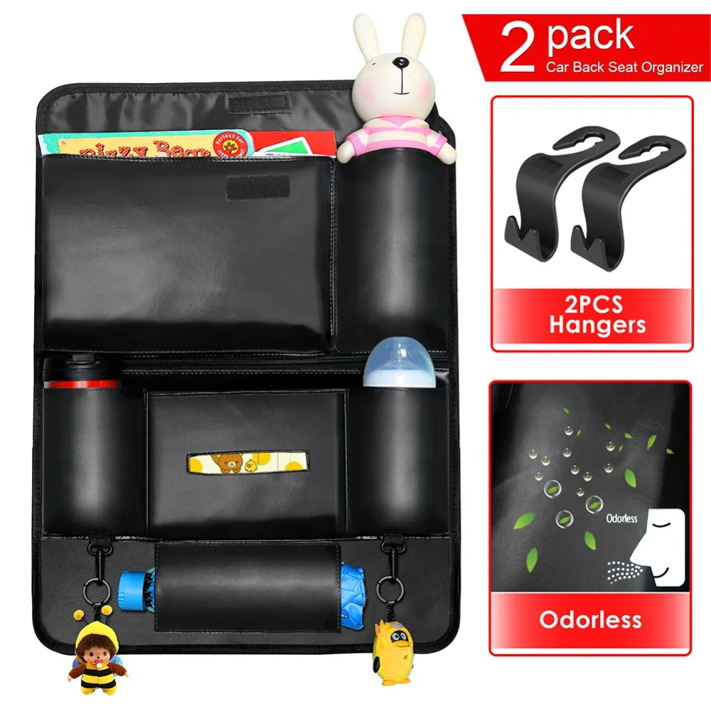 2pcs/lot Car Storage Bags Universal Back Seat Organizer Box PU leather Car Backseat Holder Multi-Pockets Container Car Accessory
2pcs/lot Car Storage Bags Universal Back Seat Organizer Box PU leather Car Backseat Holder Multi-Pockets Container Car Accessory