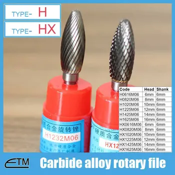 1 piece Tungsten Carbide alloy rotary file milling cutter drill bit for carving sculpture Type H head 6mm~16mm DT50H
1 piece Tungsten Carbide alloy rotary file milling cutter drill bit for carving sculpture Type H head 6mm~16mm DT50H