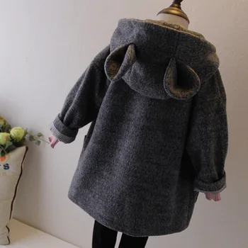 Girl 2018 Autumn And Winter New Pattern Fashion Rabbit Ears Hats Both Row Woollen Overcoat Child Loose Coat
Girl 2018 Autumn And Winter New Pattern Fashion Rabbit Ears Hats Both Row Woollen Overcoat Child Loose Coat