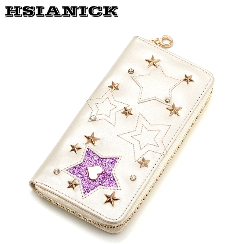 Long female wallet 2019 fashion new arrival rivet stars dotted design luxury cute zipper wallet female wallet small clutch bag
Long female wallet 2019 fashion new arrival rivet stars dotted design luxury cute zipper wallet female wallet small clutch bag