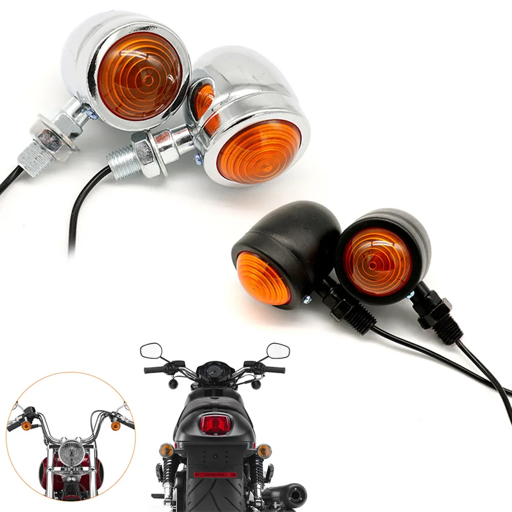 4Pcs 12V Motorcycle Bullet Turn Signal Indicator Lights Lamp Fit for Bobber Chopper Yamaha Suzuki Kawasaki 2017 X
4Pcs 12V Motorcycle Bullet Turn Signal Indicator Lights Lamp Fit for Bobber Chopper Yamaha Suzuki Kawasaki 2017 X