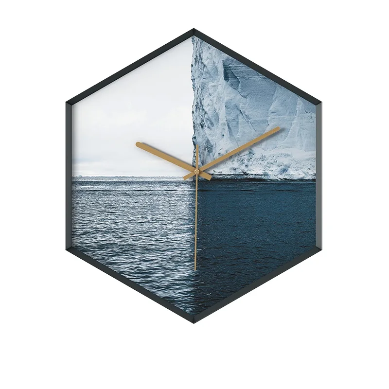 Free shipping Living Room Decorative hexagon clock Nordic fashion creative bedroom mute silent wall clock
Free shipping Living Room Decorative hexagon clock Nordic fashion creative bedroom mute silent wall clock