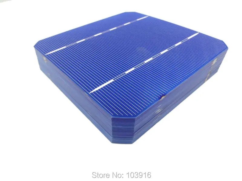 20 pcs of monocrystalline cell 5x5 2.80w, Mono Solar Cell, GRADE A, for DIY solar panel
20 pcs of monocrystalline cell 5x5 2.80w, Mono Solar Cell, GRADE A, for DIY solar panel