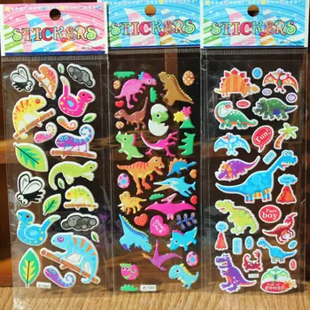 100sheet/lot Free Style Dinosaur Dinos PVC Bubble Sticker Toys Phone Diary Book Mirror Windows Decorative Stickers
100sheet/lot Free Style Dinosaur Dinos PVC Bubble Sticker Toys Phone Diary Book Mirror Windows Decorative Stickers