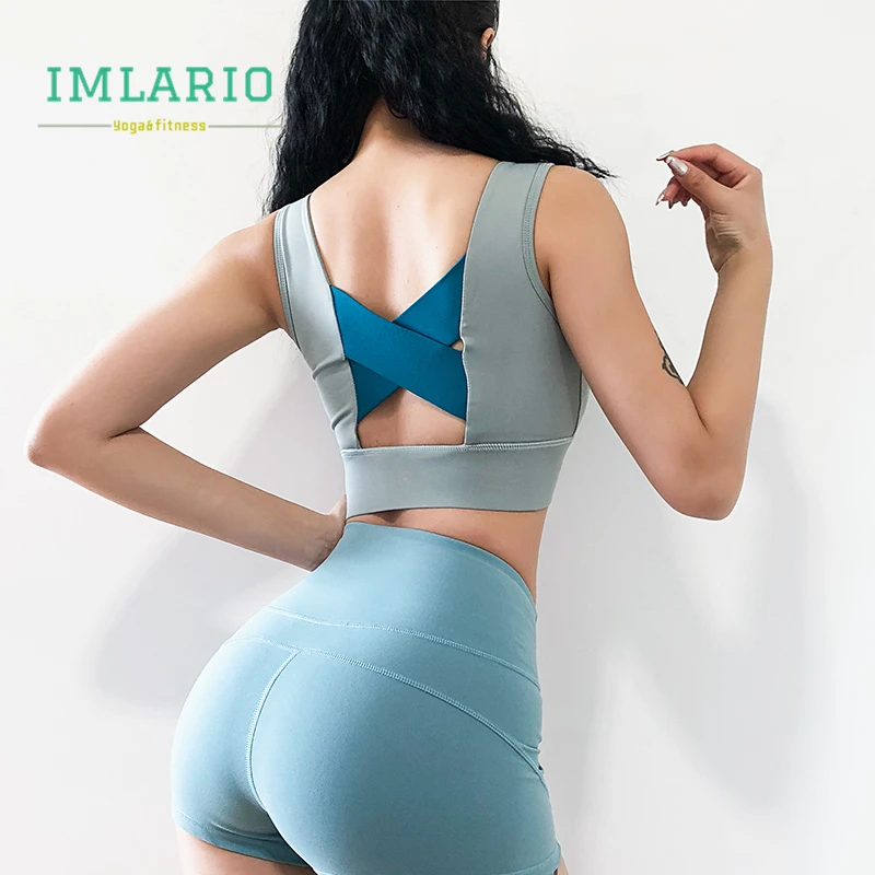 Essential Crisscross Sports Fitness Bra Top Women Shockproof Yoga Brassie High Impact Gym Bh Girls Pink Cute Running Tank Top
Essential Crisscross Sports Fitness Bra Top Women Shockproof Yoga Brassie High Impact Gym Bh Girls Pink Cute Running Tank Top