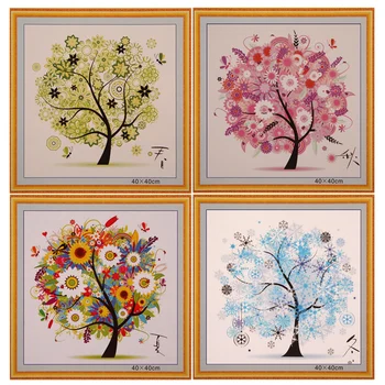 DIY Four Seasons Tree Cross Stitch Kit Counted Embroidery Spring Summer Autumn Winter Home Decorative
DIY Four Seasons Tree Cross Stitch Kit Counted Embroidery Spring Summer Autumn Winter Home Decorative