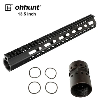 ohhunt Tactical 13.5" AR15 AR-15 Rail Mount Free Float Keymod Handguard Picatinny Rail with Steel Barrel Nut for Hunting Scope
ohhunt Tactical 13.5" AR15 AR-15 Rail Mount Free Float Keymod Handguard Picatinny Rail with Steel Barrel Nut for Hunting Scope