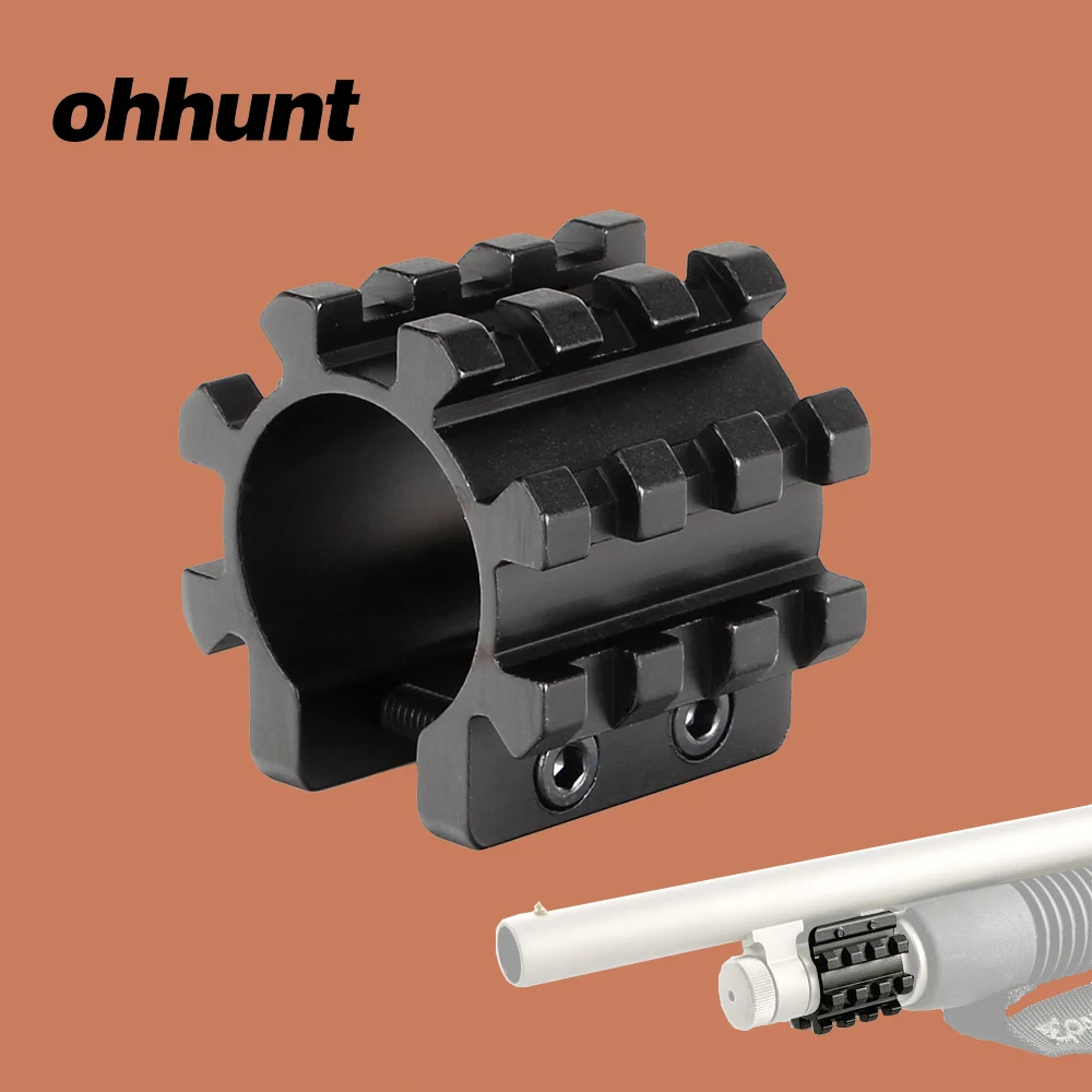 ohhunt Tactical Rifle Barrel Mount 1 inch Magazine Tube Mount Base Tri Rail Picatinny Mounts for 12 Ga Mossberg 500 590 835
ohhunt Tactical Rifle Barrel Mount 1 inch Magazine Tube Mount Base Tri Rail Picatinny Mounts for 12 Ga Mossberg 500 590 835