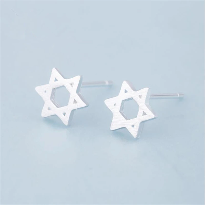 KOFSAC New Hexagram Star Design Earring 100% 925 Sterling Silver Stud Earrings For Women Fashion Jewelry Party Brincos Femin
KOFSAC New Hexagram Star Design Earring 100% 925 Sterling Silver Stud Earrings For Women Fashion Jewelry Party Brincos Femin