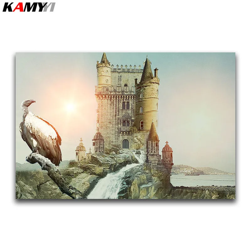 Full Round Diamond embroidery Cross stitch castle DIY 3D Diamond mosaic Condor Full Square Diamond painting scenery
Full Round Diamond embroidery Cross stitch castle DIY 3D Diamond mosaic Condor Full Square Diamond painting scenery