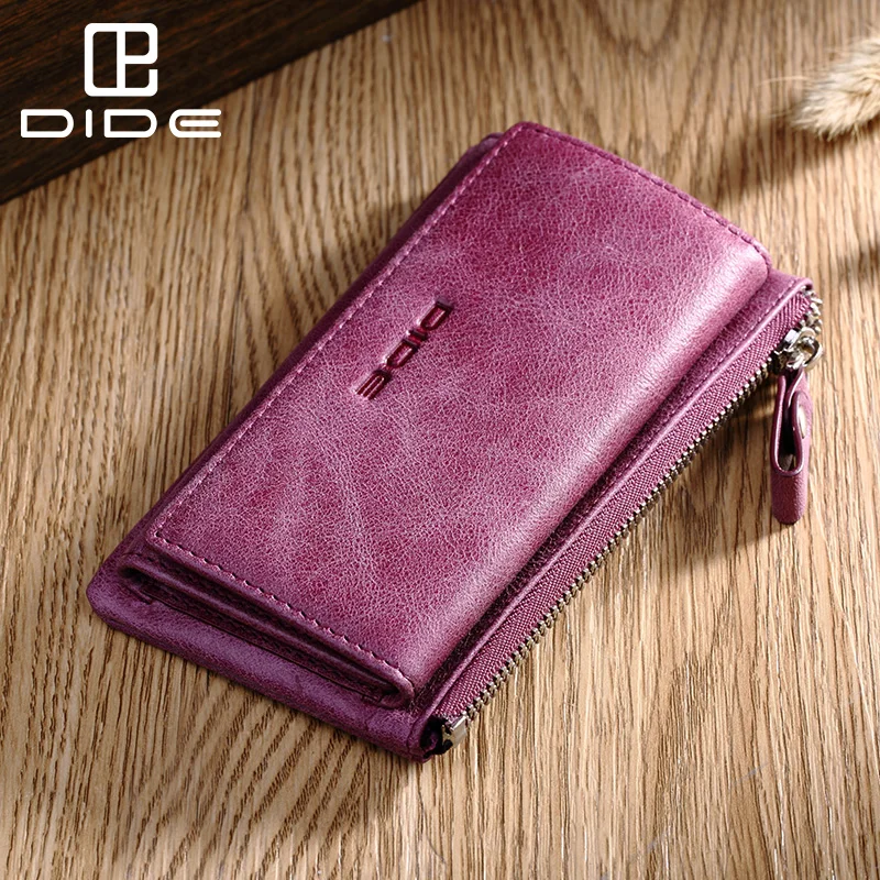 DIDE Multifunction Genuine Leather Purse Wallet Women Large Capacity Car key ring Zipper Women's Purse Ladies Card Holder
DIDE Multifunction Genuine Leather Purse Wallet Women Large Capacity Car key ring Zipper Women's Purse Ladies Card Holder