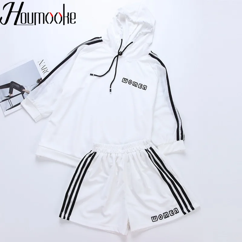 Hoomke Hooded Women harajuku Two-Pieces Sets 2019 New Striped Shorts Sweatshirt T-Shirts Hoodies Short-pants Female Pullover Set
Hoomke Hooded Women harajuku Two-Pieces Sets 2019 New Striped Shorts Sweatshirt T-Shirts Hoodies Short-pants Female Pullover Set