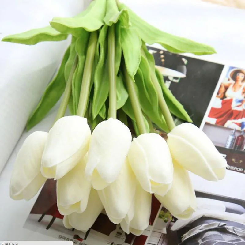 22pcs Mini PU Tulip Flower 32cm Single Head Wedding Flower Bouquet Artificial Flowers Home Festival Party Decoration Supplies
22pcs Mini PU Tulip Flower 32cm Single Head Wedding Flower Bouquet Artificial Flowers Home Festival Party Decoration Supplies