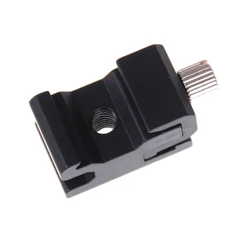 1pc Black Camera Flash Hot Shoe Mount Adapter Bracket Mount Adapter With 1/4 Female Thread/Screw Hole High Quality
1pc Black Camera Flash Hot Shoe Mount Adapter Bracket Mount Adapter With 1/4 Female Thread/Screw Hole High Quality
