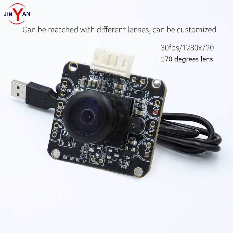 1 megapixel 170 degree lens HD wide angle USB camera module supports Android LINUX standard UVC protocol
1 megapixel 170 degree lens HD wide angle USB camera module supports Android LINUX standard UVC protocol