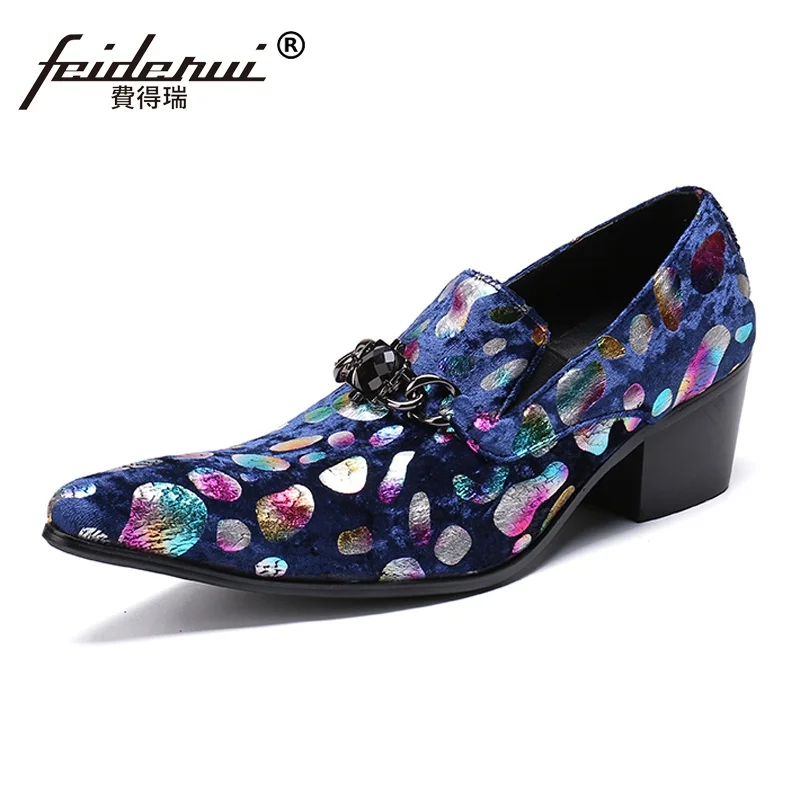Plus Size Metal Trim Pointed Toe Man Formal Dress High Heel Loafers Cow Suede Leather Men's Banquet Party Wedding Shoes SL268
Plus Size Metal Trim Pointed Toe Man Formal Dress High Heel Loafers Cow Suede Leather Men's Banquet Party Wedding Shoes SL268