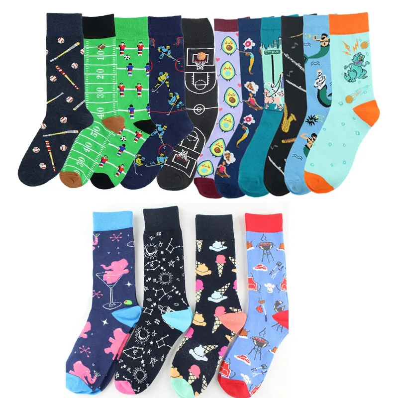 Hot fashion creative lady funny socks Harajuku cartoon pattern frog mermaid funny sports cotton socks Christmas gift socks
Hot fashion creative lady funny socks Harajuku cartoon pattern frog mermaid funny sports cotton socks Christmas gift socks