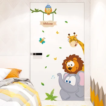 New style big door sticker Bedroom Wall Sticker For Kids Room stickers Elephant Giraffe Bird Living room Decoration Home
New style big door sticker Bedroom Wall Sticker For Kids Room stickers Elephant Giraffe Bird Living room Decoration Home
