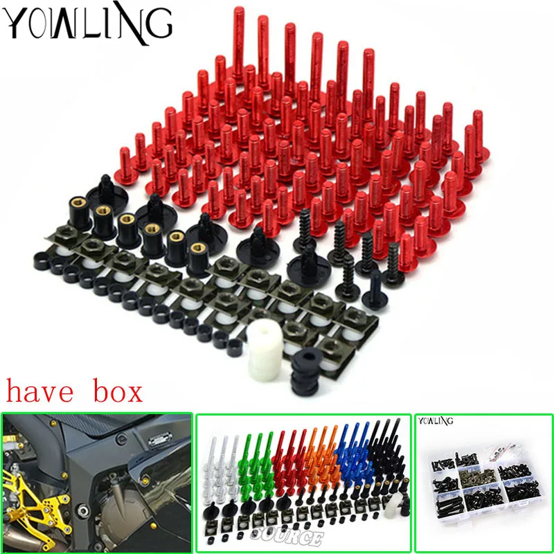 Universal Motorcycle Accessories Fairing Bolts Kit Body Fastener Clips Screws FOR Ducati Multistrada 1200 ABS/1199 Panigale S
Universal Motorcycle Accessories Fairing Bolts Kit Body Fastener Clips Screws FOR Ducati Multistrada 1200 ABS/1199 Panigale S