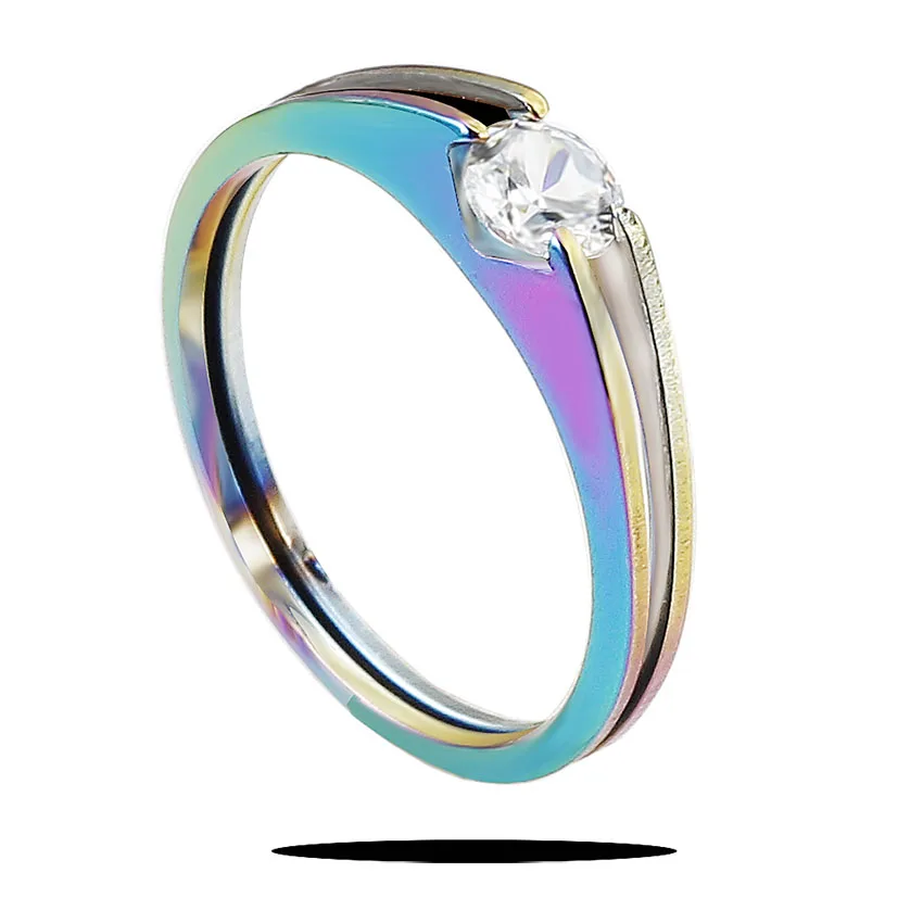 QianBei Titanium Stainless Steel Ring Women Men AB Color Exquisite CZ Inlay Cubic Zirconia Ring Wedding Party Gift Wholesale
QianBei Titanium Stainless Steel Ring Women Men AB Color Exquisite CZ Inlay Cubic Zirconia Ring Wedding Party Gift Wholesale