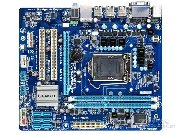 original motherboard for Gigabyte GA-H55M-S2V DDR3 LGA 1156 H55M-S2V USB2.0 DVI VGA 8GB H55 desktop motherboard Free shipping
original motherboard for Gigabyte GA-H55M-S2V DDR3 LGA 1156 H55M-S2V USB2.0 DVI VGA 8GB H55 desktop motherboard Free shipping