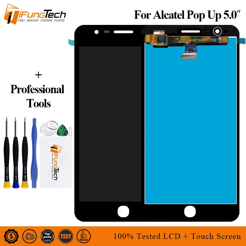 For Alcatel Pop Up 6044 6044D OT6044 LCD Display+Touch Screen Digitizer Assembly Replacement Black Color
For Alcatel Pop Up 6044 6044D OT6044 LCD Display+Touch Screen Digitizer Assembly Replacement Black Color