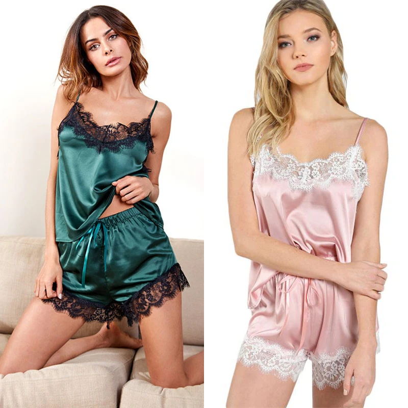 Атласная пижама 