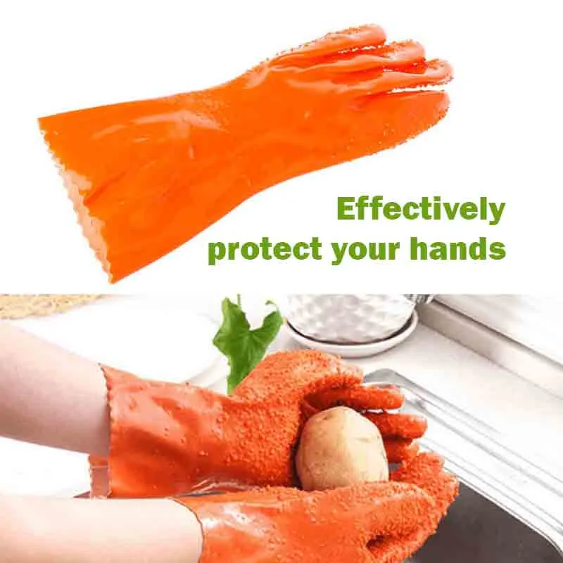 Peeling Potato Skin Gloves Orange Kitchen Vegetable Rub Fruits Skin Scraping Fish Scale Non-slip Household Glove @12
Peeling Potato Skin Gloves Orange Kitchen Vegetable Rub Fruits Skin Scraping Fish Scale Non-slip Household Glove @12