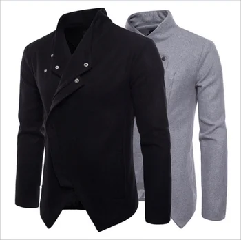 Stylish Mens Stand Collar Jacket 2018 New Autumn Winter Solid Slim Long Sleeve Button Casual Coat Blazer Outwear S-2XL
Stylish Mens Stand Collar Jacket 2018 New Autumn Winter Solid Slim Long Sleeve Button Casual Coat Blazer Outwear S-2XL