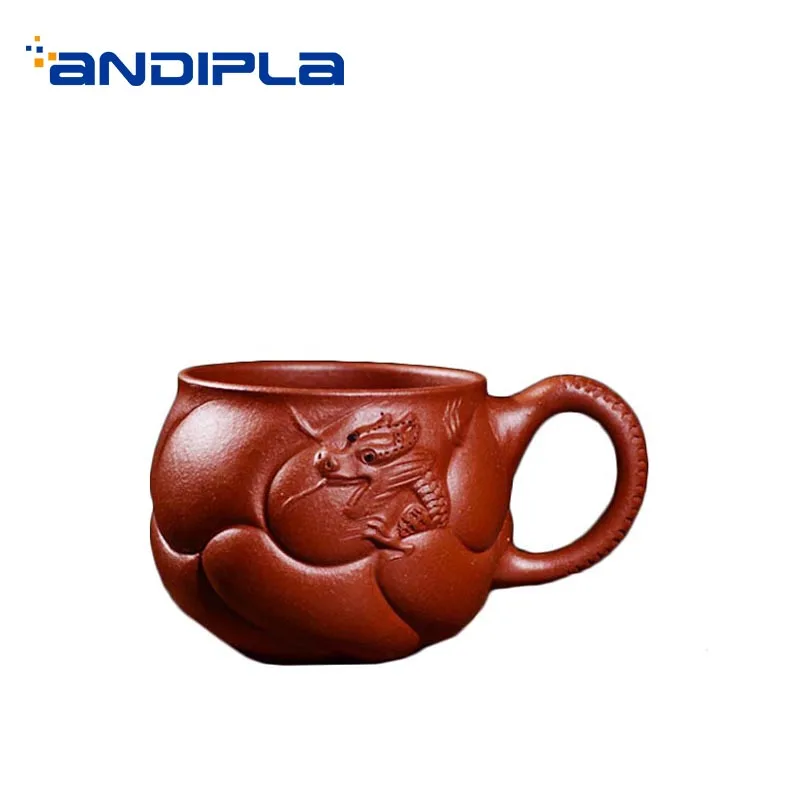 100ml Chinese Style Yixing Purple Teacup Handmade Embossed Dragon Vintage Small Espresso Coffee Mug Home Drinkware Cups Gifts
100ml Chinese Style Yixing Purple Teacup Handmade Embossed Dragon Vintage Small Espresso Coffee Mug Home Drinkware Cups Gifts