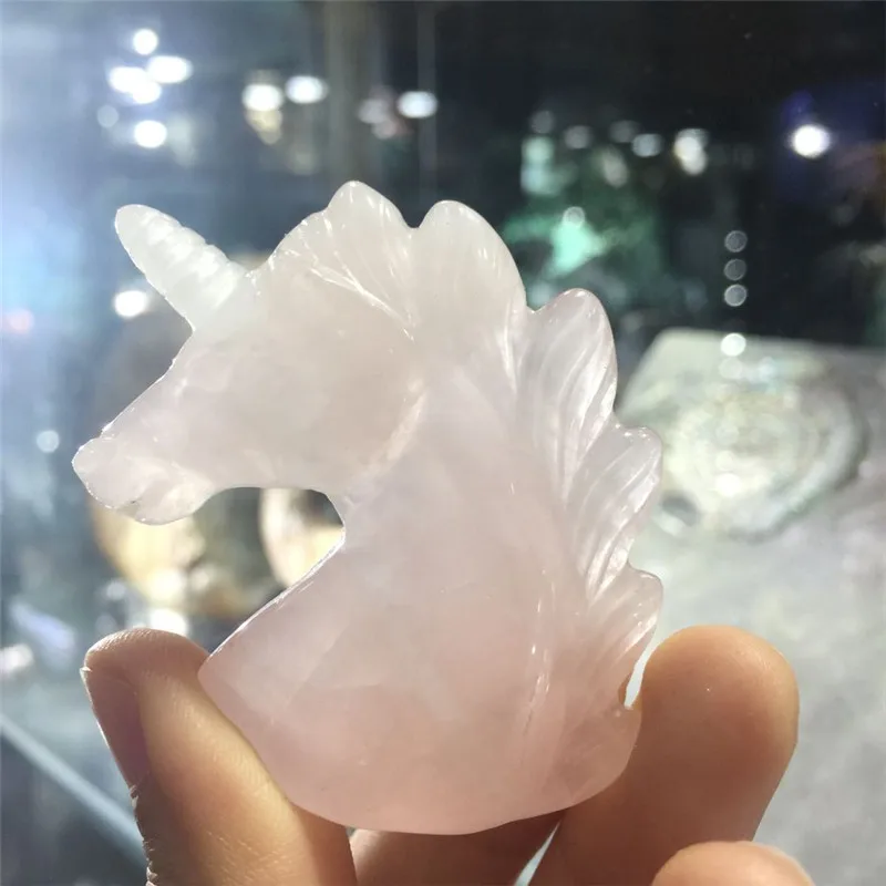Free shipping beautiful natural rose quartz hand carved Unicorn mascot healing crystals as gift for home decoration fengshui
Free shipping beautiful natural rose quartz hand carved Unicorn mascot healing crystals as gift for home decoration fengshui