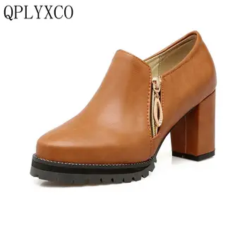 QPLYXCO New Elegant plus big size 32-45 women shoes high heels(10cm) pointed toe sapato feminino shoes woman zapatos mujer C8-16
QPLYXCO New Elegant plus big size 32-45 women shoes high heels(10cm) pointed toe sapato feminino shoes woman zapatos mujer C8-16