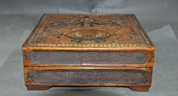 8" Marked Old Chinese Lacquerwork Buddha Dragon Statue Jewelry boxes storage box
8" Marked Old Chinese Lacquerwork Buddha Dragon Statue Jewelry boxes storage box