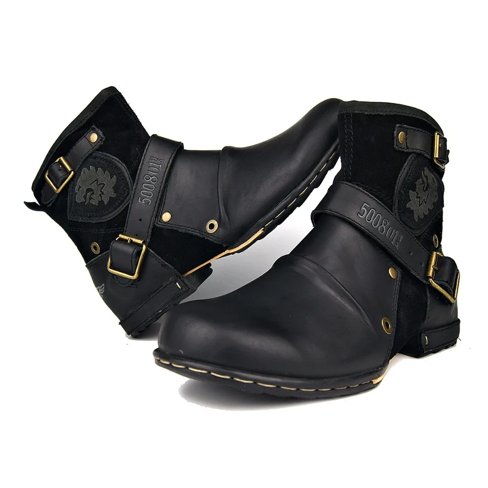 OTTO ZONE 2018 Autumn Men's Genuine Leather Boots Working Boots Mountain Shoes Vintage Oxford Ankle Boots High Quality Boots Men
OTTO ZONE 2018 Autumn Men's Genuine Leather Boots Working Boots Mountain Shoes Vintage Oxford Ankle Boots High Quality Boots Men