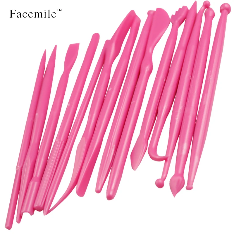 

14Pcs Fondant Gift Modeling Sugarcraft Tools Set Craft Decorating Flower Clays cake engraving Tool 01114