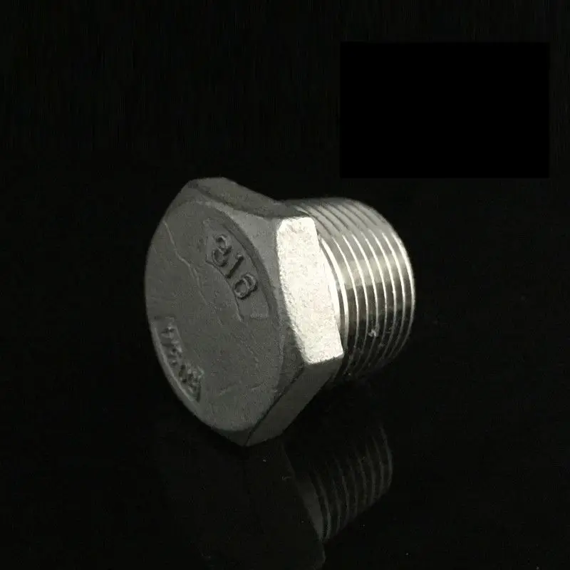 1/2" BSP Male Thread 304 Stainless Steel Pipe Plug Outer Hexagon Head Socket Pipe Fittings End Cap
1/2" BSP Male Thread 304 Stainless Steel Pipe Plug Outer Hexagon Head Socket Pipe Fittings End Cap