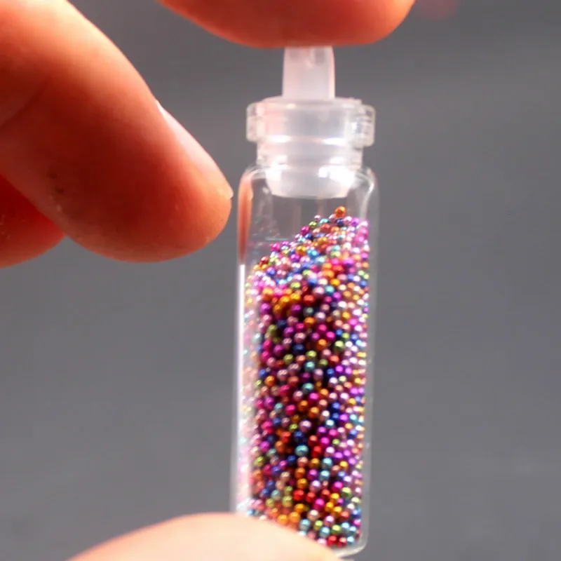 1 Box NEW Shining Round Shape Nail Glitter Powder Dust 3D Art Decorations Bottle Tip Stickers DIY Tools 2018 new | Красота и здоровье