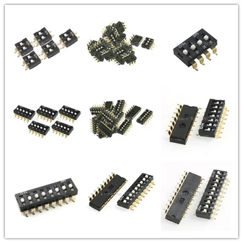 50 Pcs 2/3/4/5/6/7/8/9/10P Dual Row 2.54mm Pitch SMD Type Surface Mount DIP Switch
50 Pcs 2/3/4/5/6/7/8/9/10P Dual Row 2.54mm Pitch SMD Type Surface Mount DIP Switch