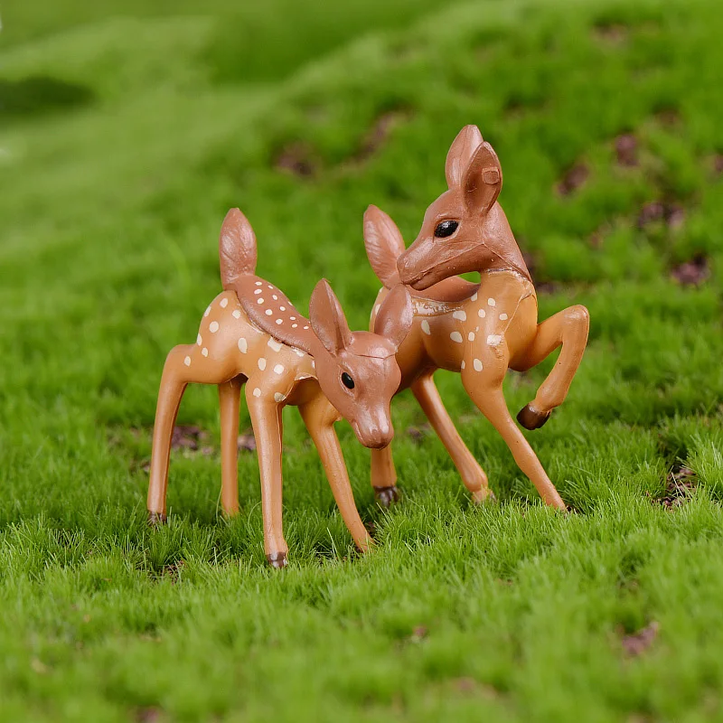 1pc Lover Deer couple Miniature Figurine DIY Accessories Doll House Decoration Simulation cartoon animal models plastic girl toy
1pc Lover Deer couple Miniature Figurine DIY Accessories Doll House Decoration Simulation cartoon animal models plastic girl toy