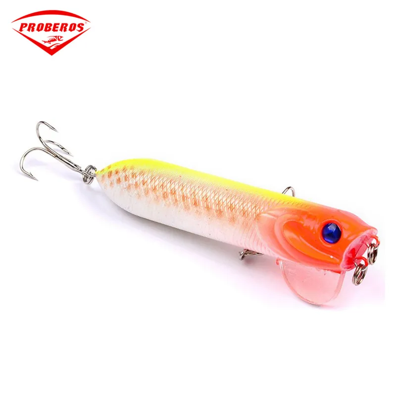PROBEROS DW-1030 18g 9.5cm Fishing Tackle Minnow Lure Popper Fishing Lure Fishing Hard Bait With 4# Hook Carp Fishing
PROBEROS DW-1030 18g 9.5cm Fishing Tackle Minnow Lure Popper Fishing Lure Fishing Hard Bait With 4# Hook Carp Fishing