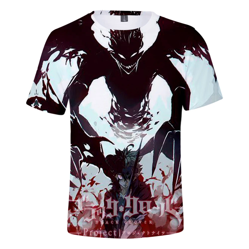 2019 Latest Fashion Harajuku Style T Shirt Men And Women Anime Black Clover 3D Print short T-shirts Casual Hip Hop Streetwear
2019 Latest Fashion Harajuku Style T Shirt Men And Women Anime Black Clover 3D Print short T-shirts Casual Hip Hop Streetwear