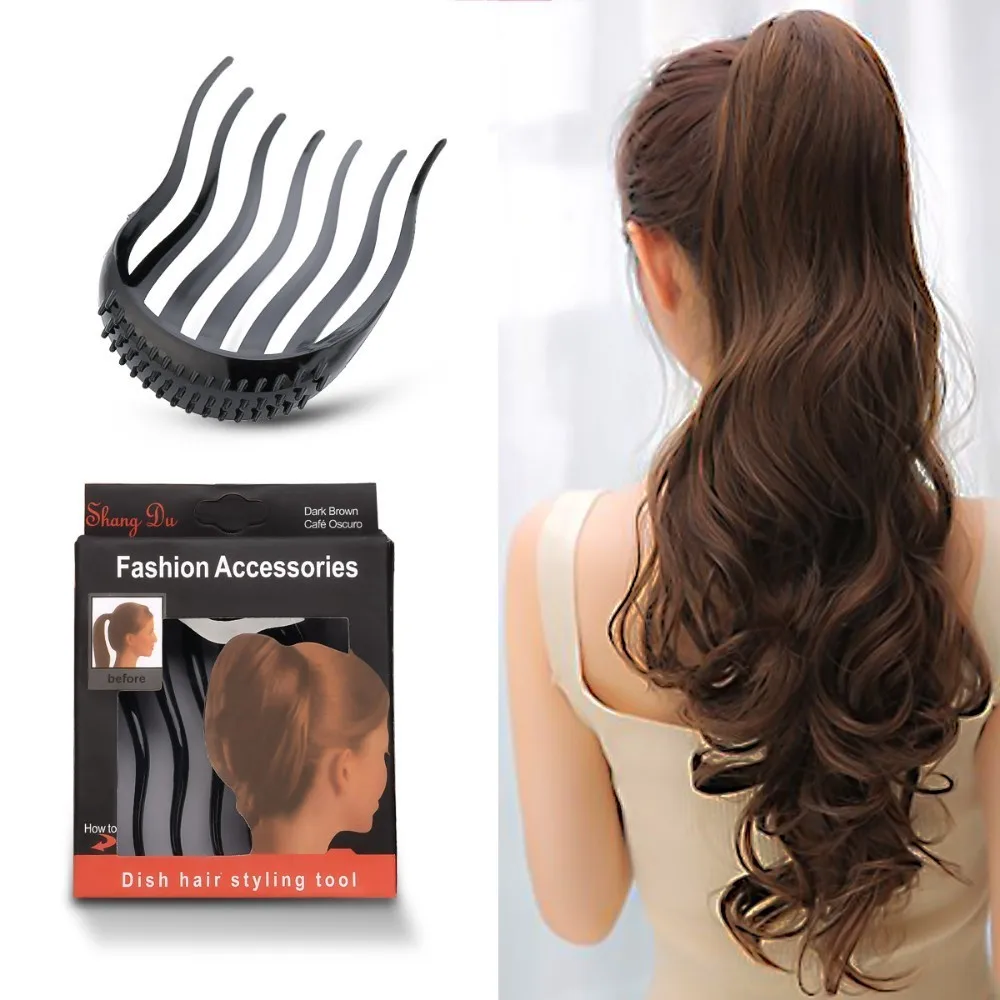 1Pc Ponytail Inserts Hair Clip Bun Maker Bouffant Volume Wedding Hair Comb Women Fluffy Pony Tail Styling Tools
1Pc Ponytail Inserts Hair Clip Bun Maker Bouffant Volume Wedding Hair Comb Women Fluffy Pony Tail Styling Tools