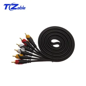 3 RCA Male to 3 RCA Male Composite Audio Video AV Cable Plug Cable Adapter For DVD CD TV Amplifier Projector Computer 10 Meters
3 RCA Male to 3 RCA Male Composite Audio Video AV Cable Plug Cable Adapter For DVD CD TV Amplifier Projector Computer 10 Meters