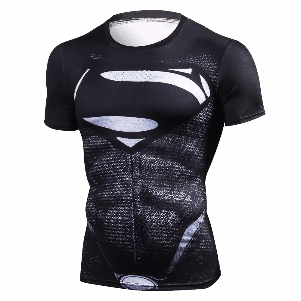 2018 marvel Superman compression shirt fitness tights quick dry short sleeve t shirt Summer Men Building tee tops
2018 marvel Superman compression shirt fitness tights quick dry short sleeve t shirt Summer Men Building tee tops